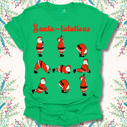 Santa-lutations Christmas T-Shirt
