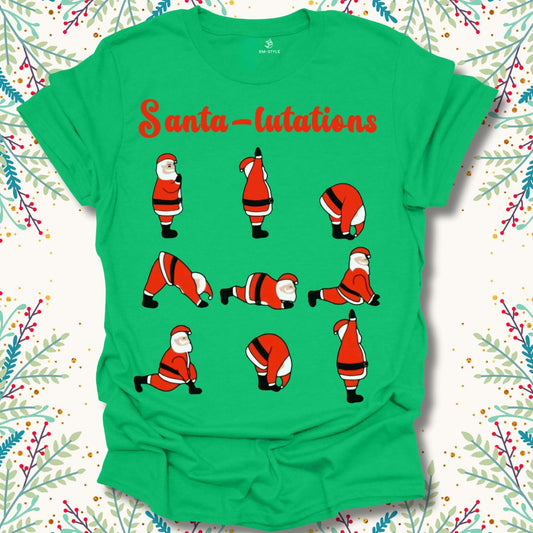 Santa-lutations Christmas T-Shirt
