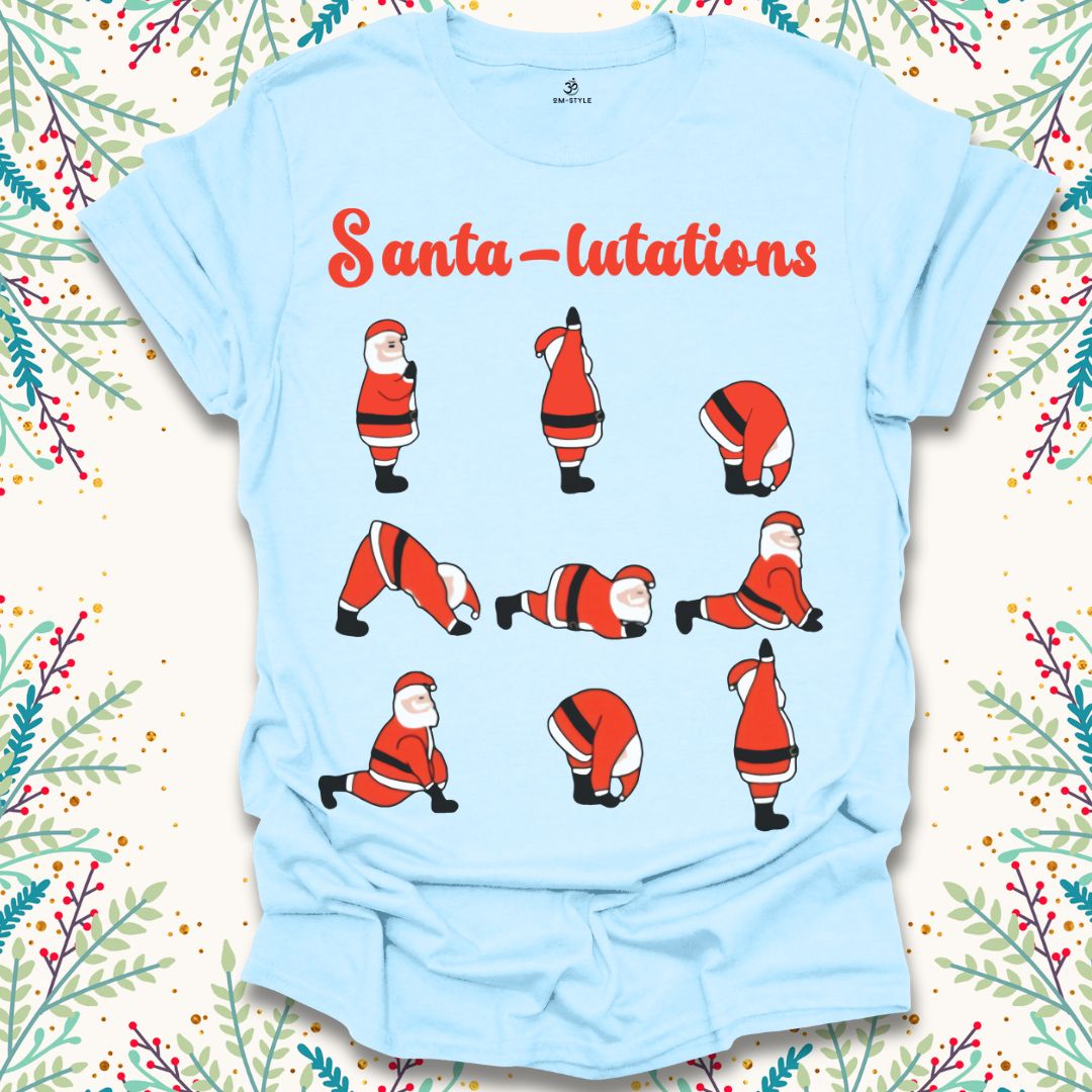 Santa-lutations Christmas T-Shirt