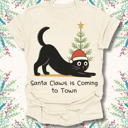 Santa Claws Christmas T-Shirt