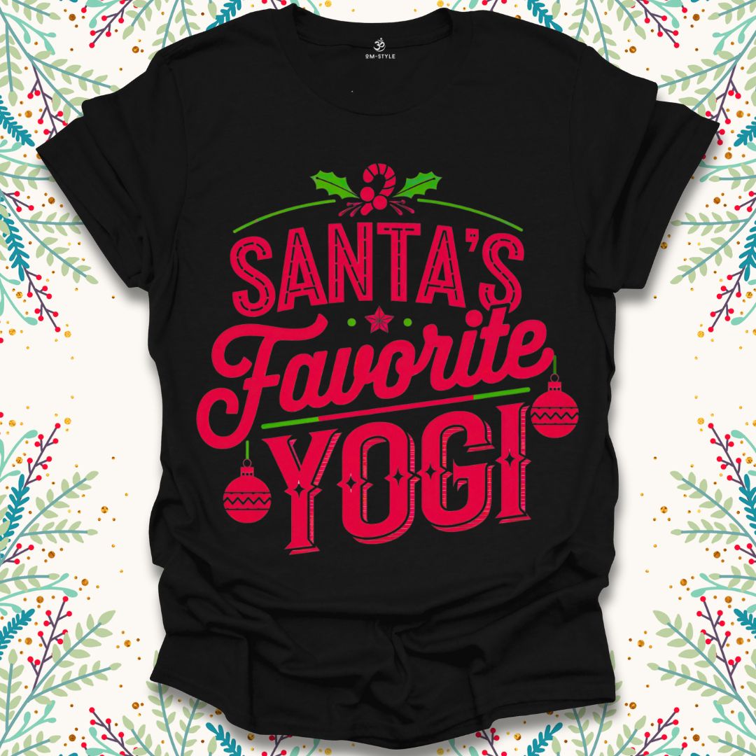 Santa's Favorite Yogi T-Shirt