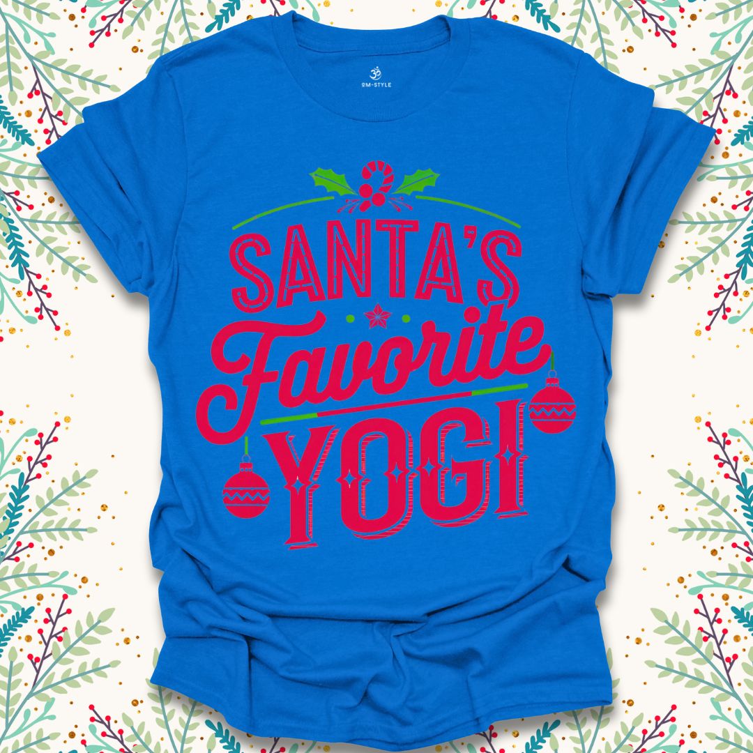 Santa's Favorite Yogi T-Shirt