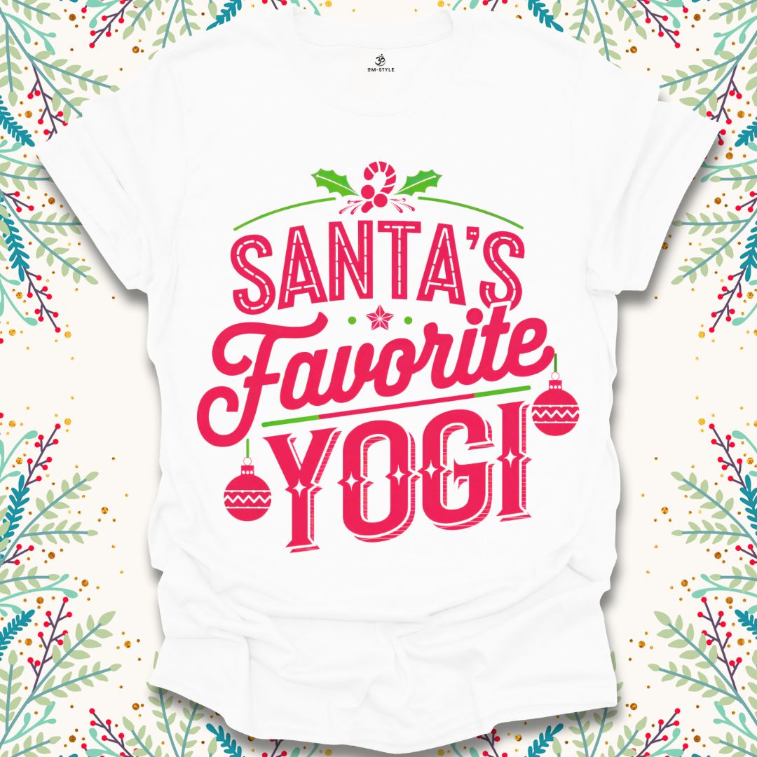Santa's Favorite Yogi T-Shirt