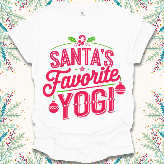 Santa's Favorite Yogi T-Shirt