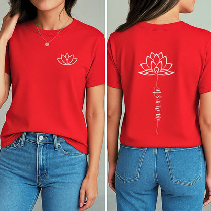 Serenity Namaste T-Shirt (Front + Back)