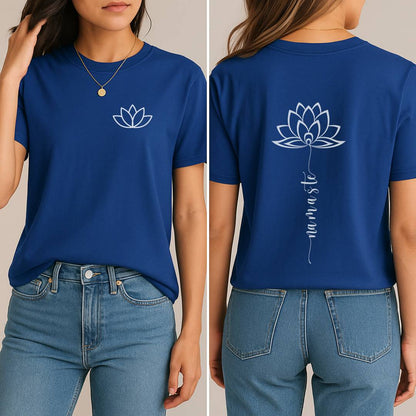 Serenity Namaste T-Shirt (Front + Back)
