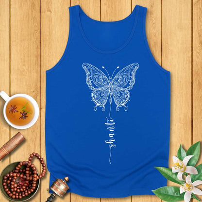 Shanti Butterfly Unisex Jersey Tank