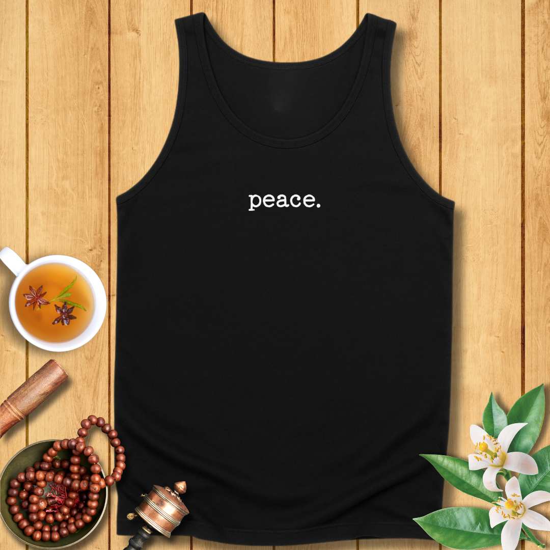 Simple Peace Unisex Jersey Tank
