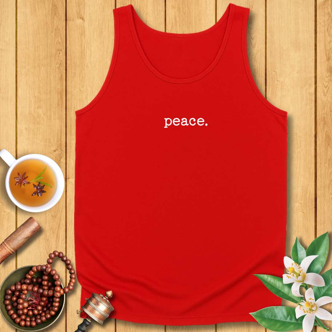 Simple Peace Unisex Jersey Tank