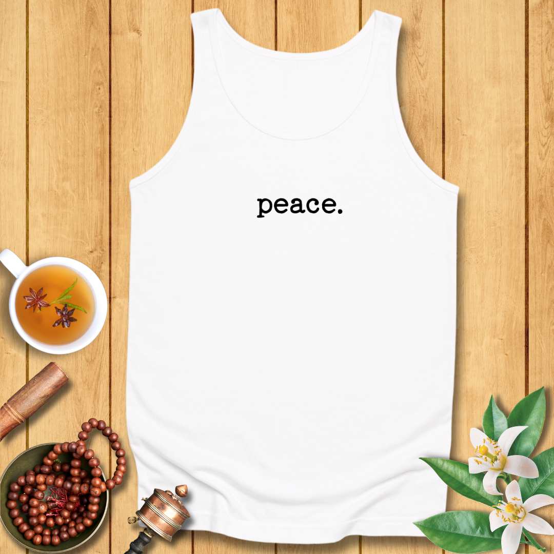 Simple Peace Unisex Jersey Tank
