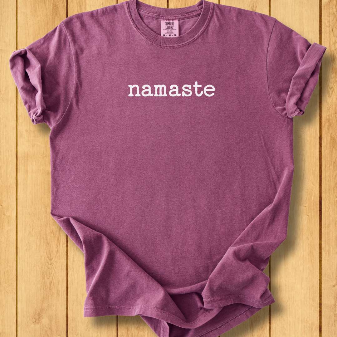 Simple Namaste Unisex Dyed  T-Shirt
