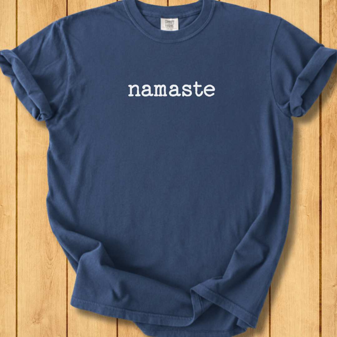 Simple Namaste Unisex Dyed  T-Shirt