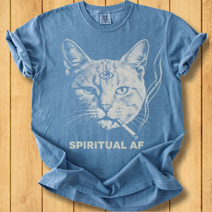 Spiritual AF Unisex Garment-Dyed T-Shirt
