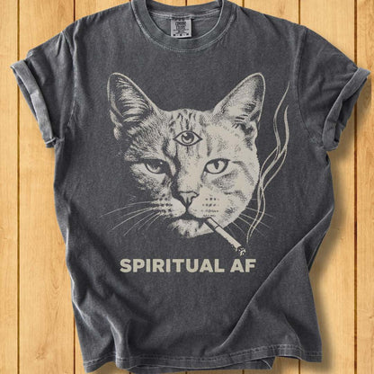 Spiritual AF Unisex Garment-Dyed T-Shirt