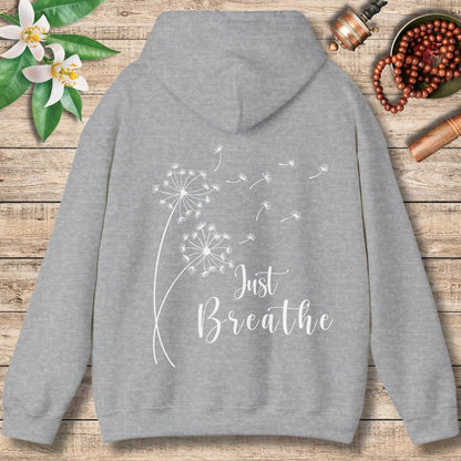 Calming Just Breathe (Back Only) Hoodie