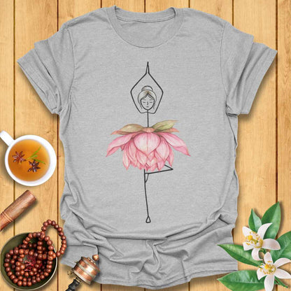 Blooming Yoga Pose T-Shirt