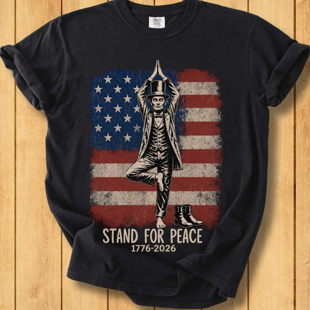 Stand for Peace Unisex Dyed T-Shirt