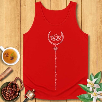 Stillness Flows Unisex Jersey Tank