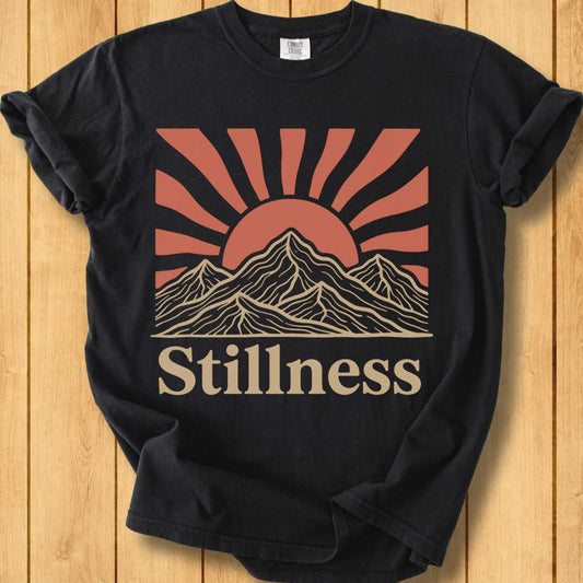 Stillness Rising Unisex Garment-Dyed T-Shirt