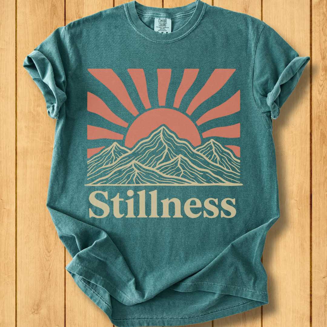 Stillness Rising Unisex Garment-Dyed T-Shirt