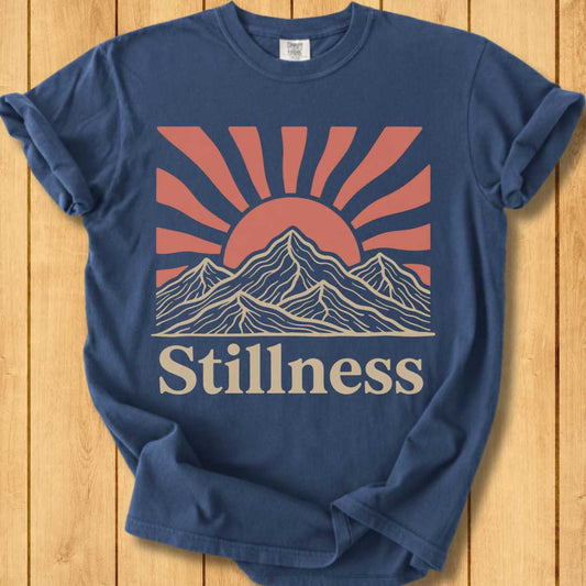 Stillness Rising Unisex Garment-Dyed T-Shirt
