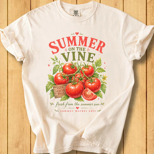 Summer On The Vine Unisex Dyed T-Shirt