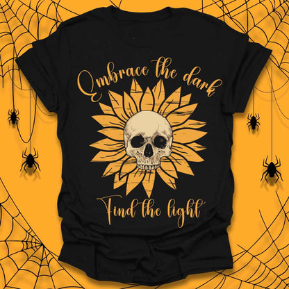 Sunflower Skull Halloween T-Shirt