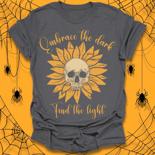 Sunflower Skull Halloween T-Shirt