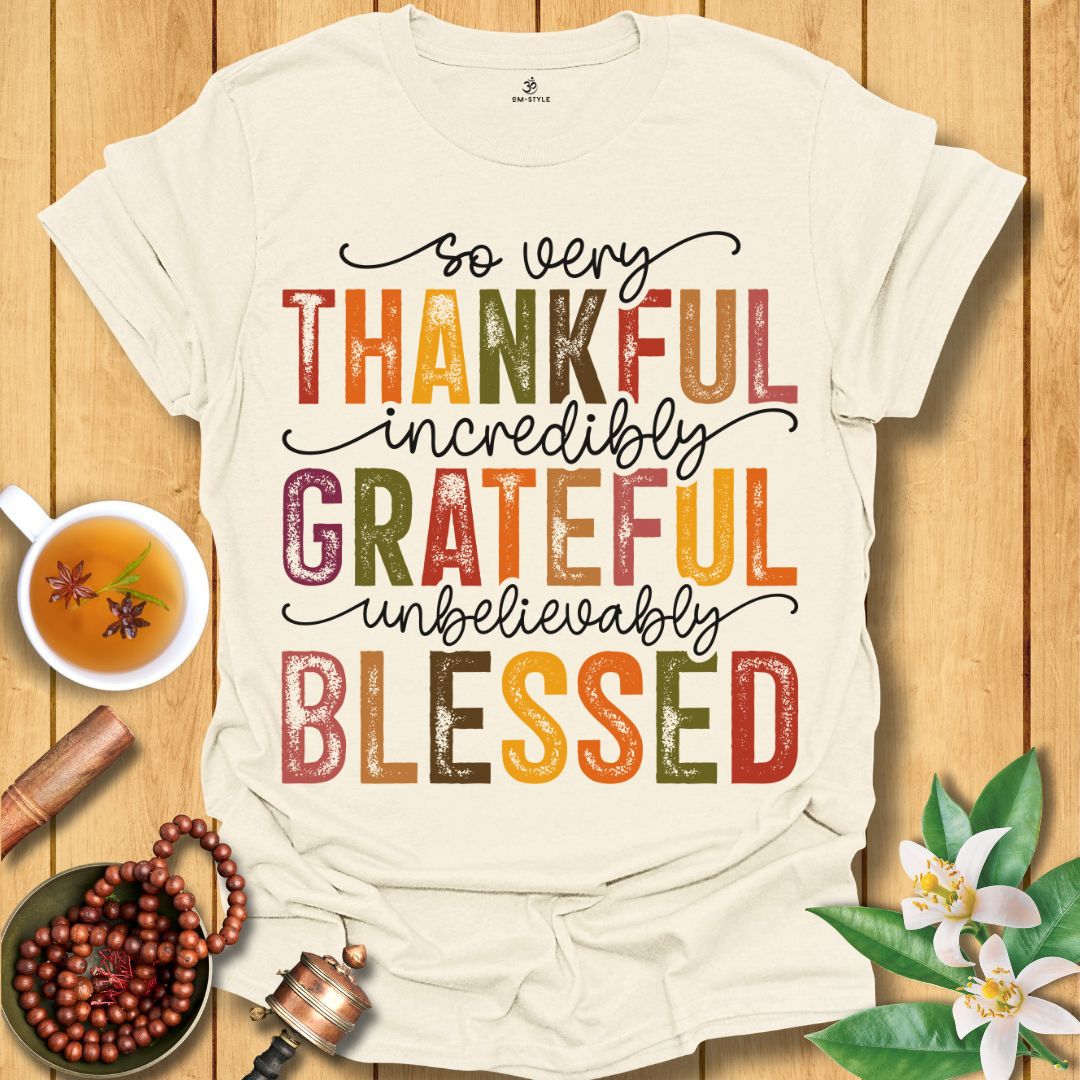 Thankful, Grateful, Blessed T-Shirt