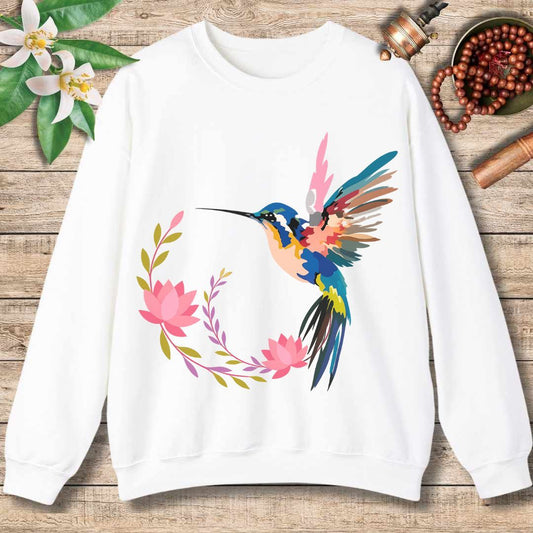 The Humming Bird Lotus Sweatshirt
