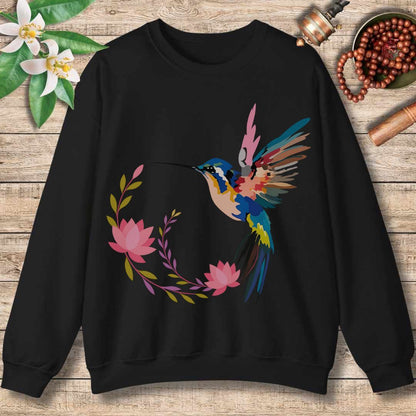 The Humming Bird Lotus Sweatshirt