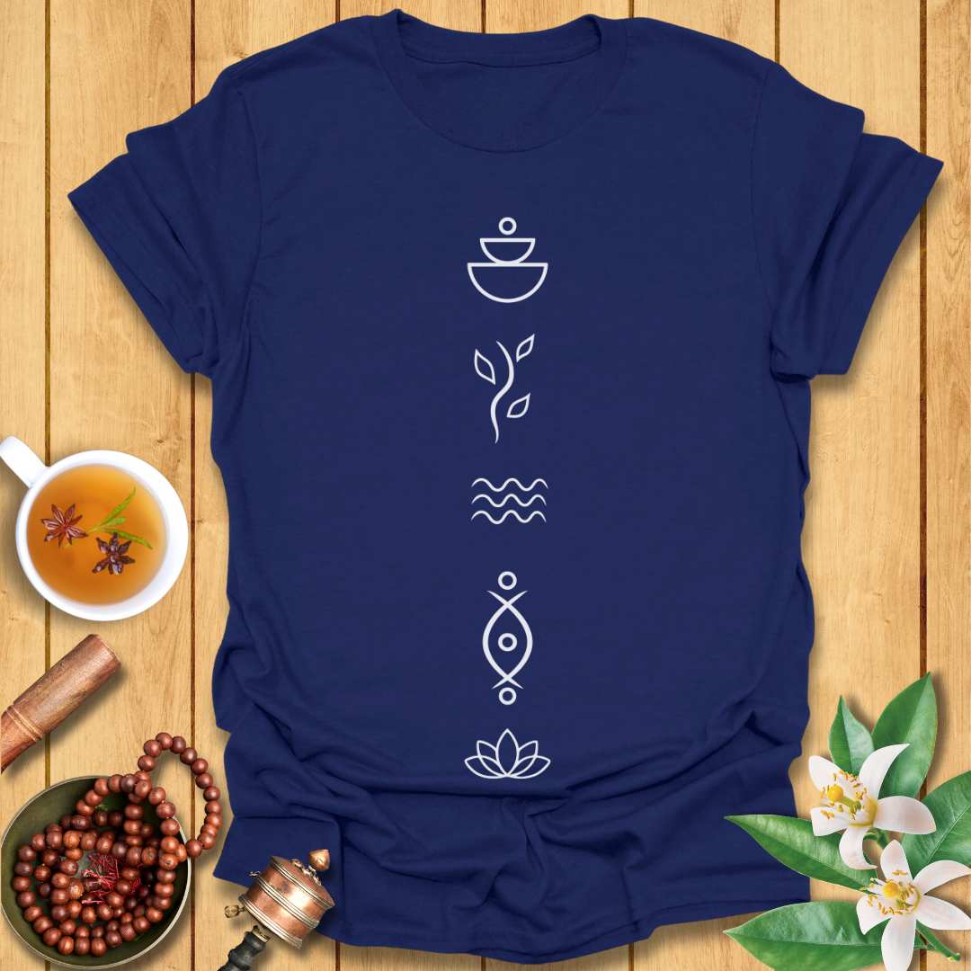 The Journey Within Symbols T-Shirt – Om-Style