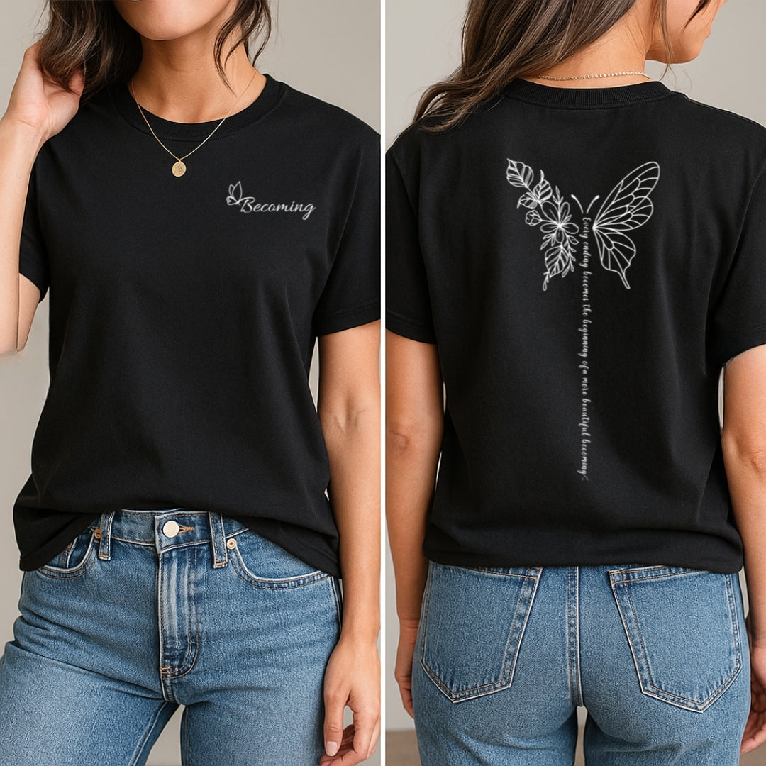 The Art of Becoming T-Shirt (Front + Back)