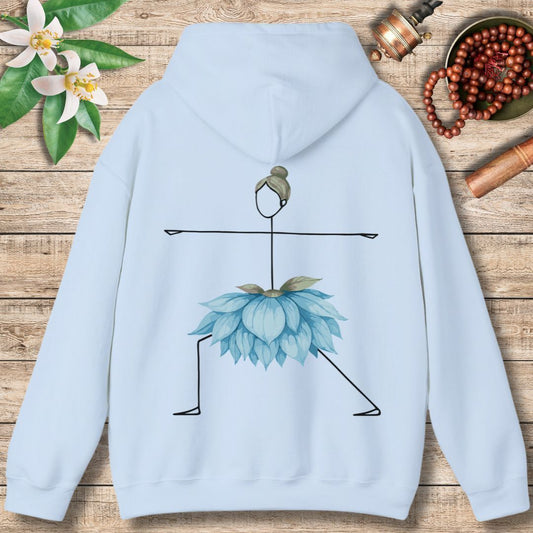 Warrior Pose (Back Only) Hoodie