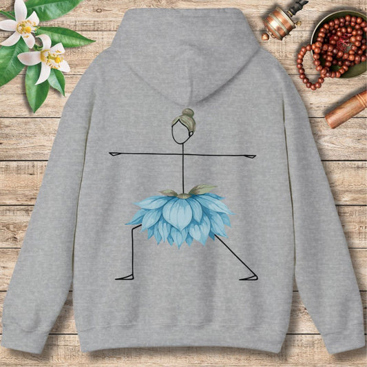 Warrior Pose (Back Only) Hoodie