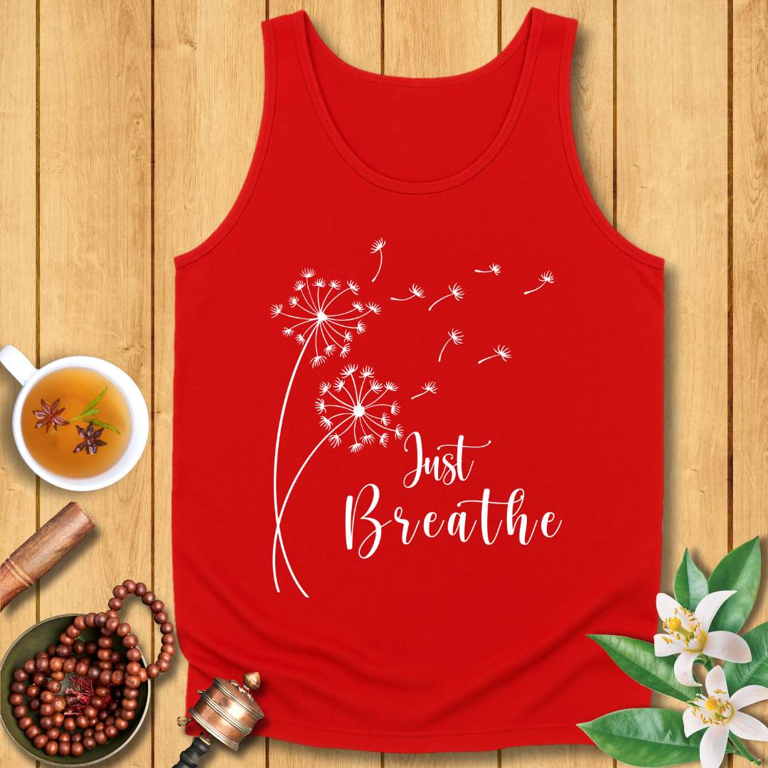 Calming Just Breathe Unisex Jersey Tank