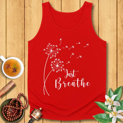 Calming Just Breathe Unisex Jersey Tank