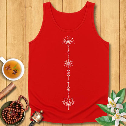 Boho Lotus Unisex Jersey Tank