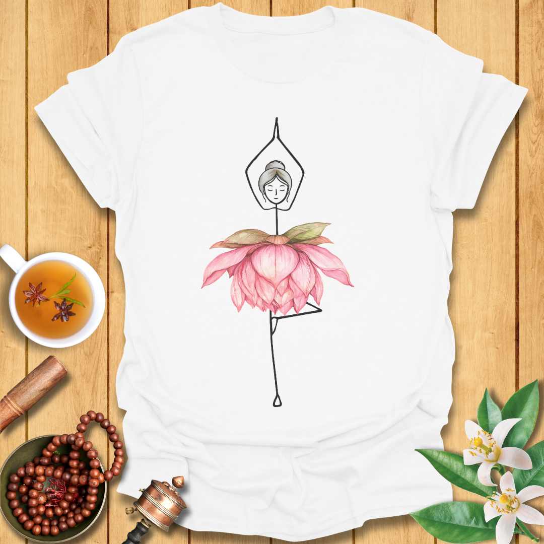 Blooming Yoga Pose T-Shirt