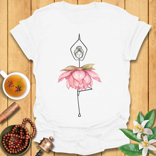 Blooming Yoga Pose T-Shirt