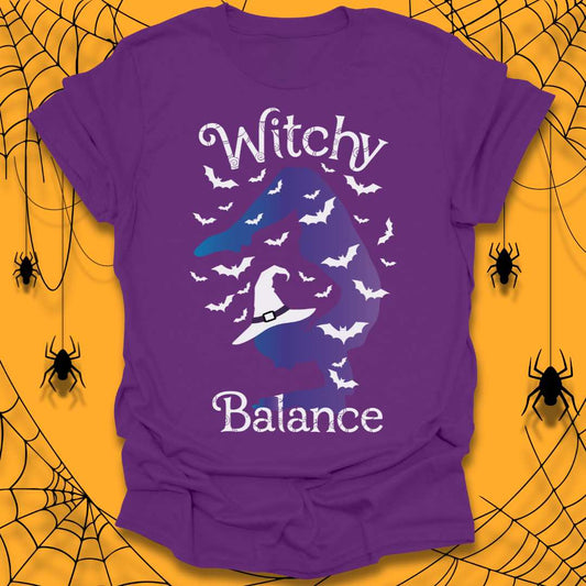 Witchy Balance Halloween T-Shirt
