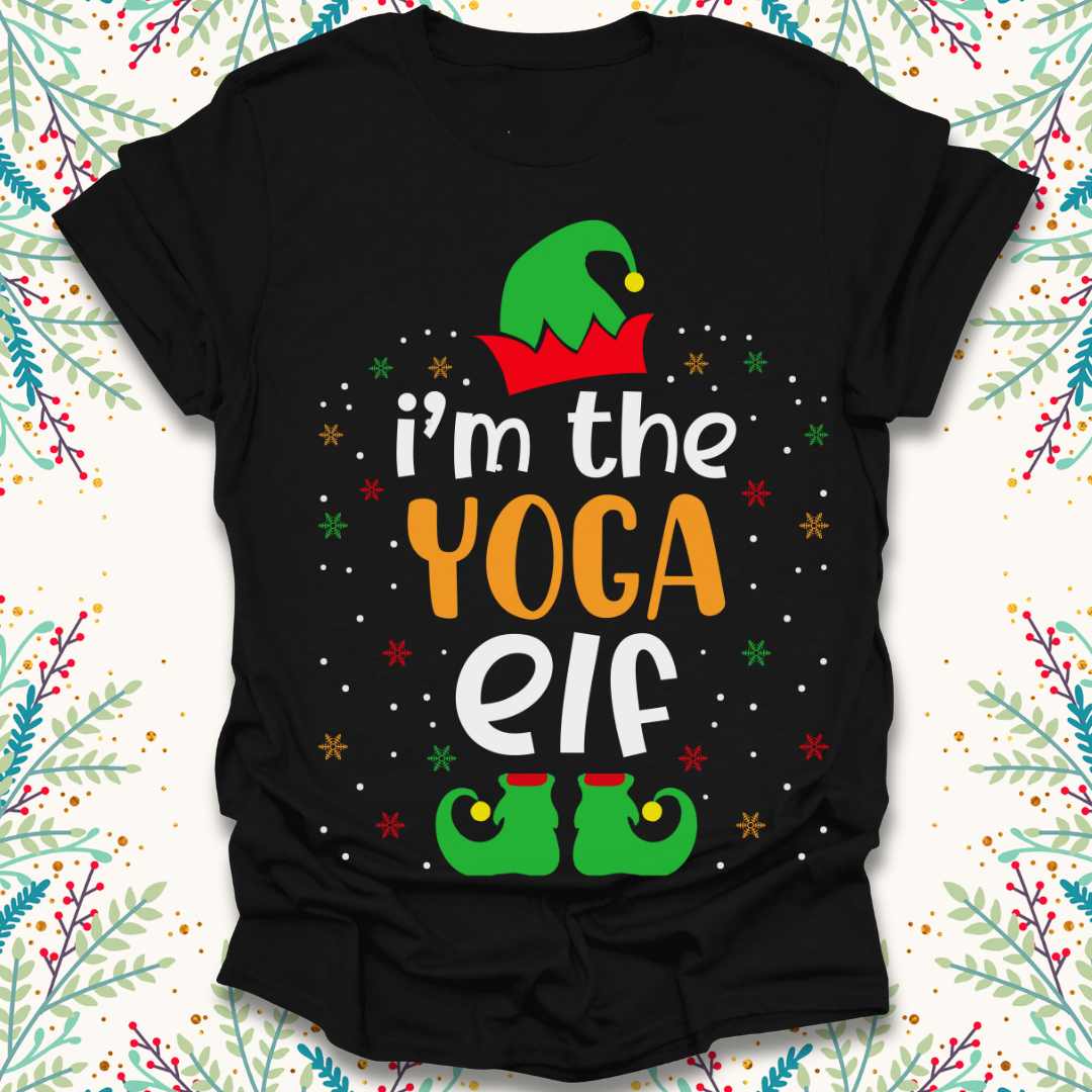 Yoga Christmas Elf T-Shirt