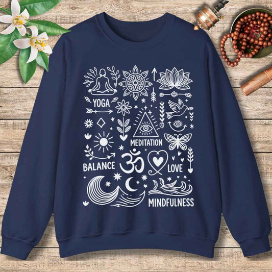 Yoga Doodle Sweatshirt