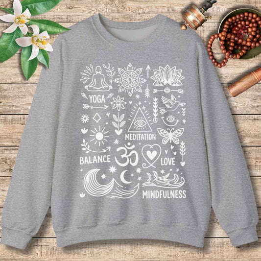 Yoga Doodle Sweatshirt