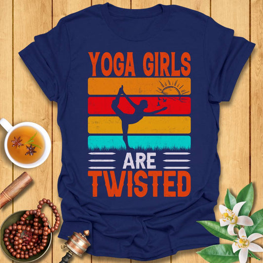 Yoga Girls Are Twisted T-Shirt
