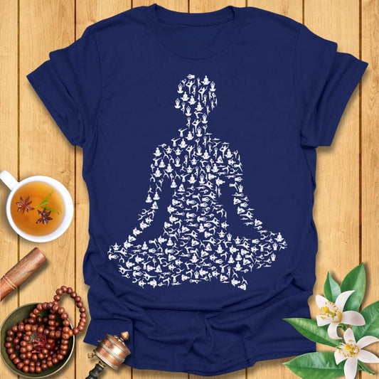 Yoga Pose Silhouette T-Shirt