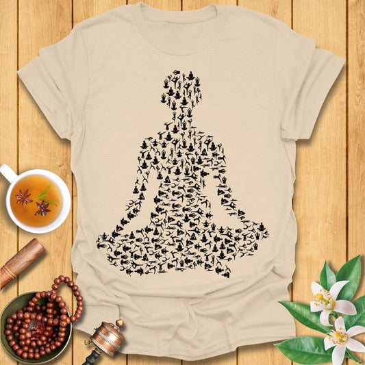 Yoga Pose Silhouette T-Shirt