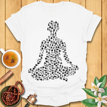 Yoga Pose Silhouette T-Shirt