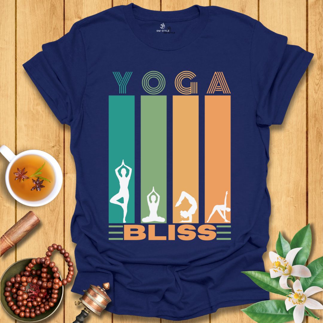 Retro Yoga Bliss T-Shirt