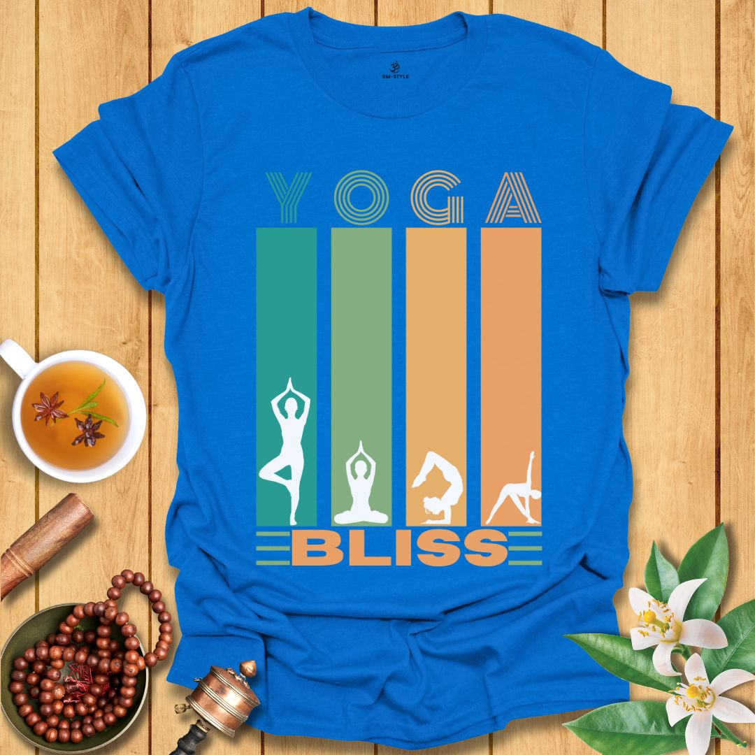 Retro Yoga Bliss T-Shirt